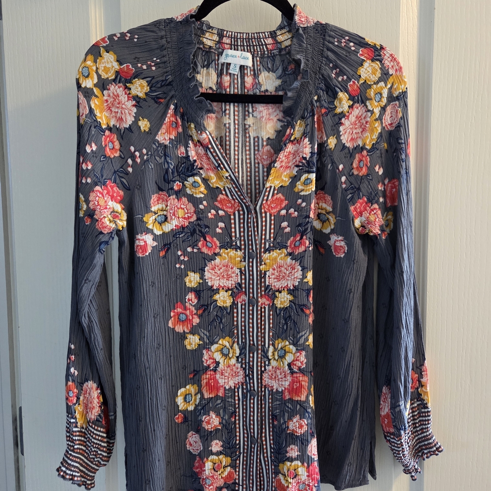 Floral Long Sleeve Top